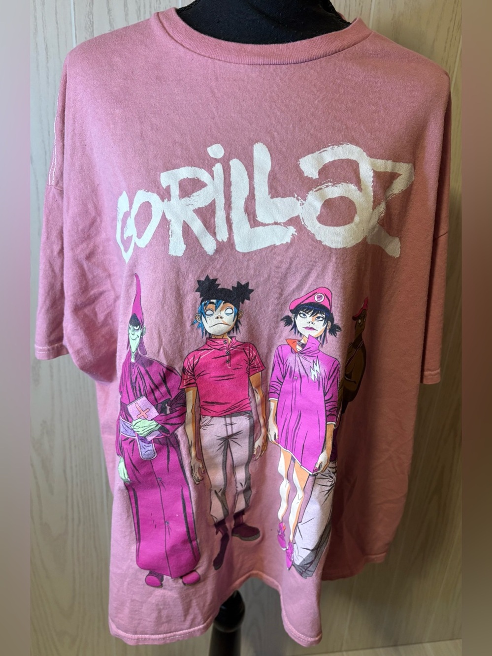 Gorillaz Graphic Tee Pink 2X